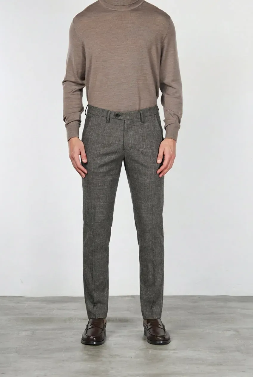 Mason's Torino City chino slim marrone galles sfumato