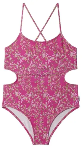 Pepe Jeans Ditsy costume bambina 10 anni fucsia stampa