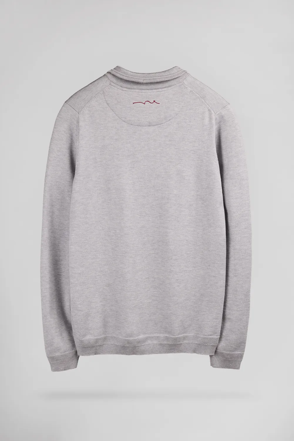 Teddy Smith P-Marty 2 maglione grigio uomo collo zip