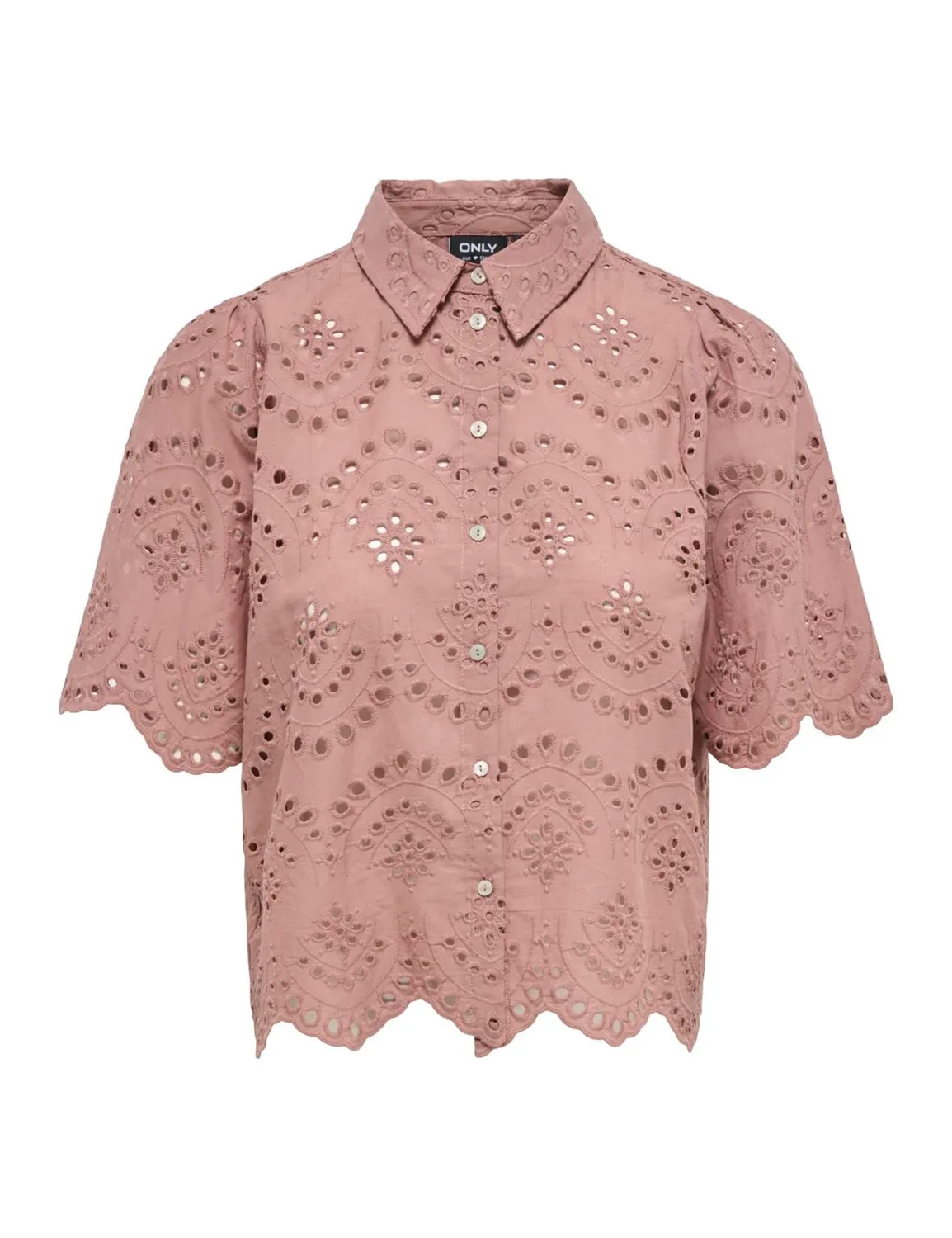 ONLY Onlvalais camicia donna manica lunga cotone
