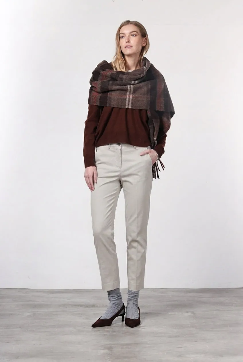 Mason's New York Carrot chino donna sabbia lana