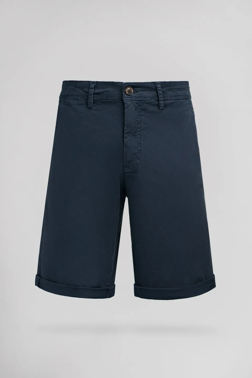 Teddy Smith Short Chino bermuda uomo navy elasticizzato