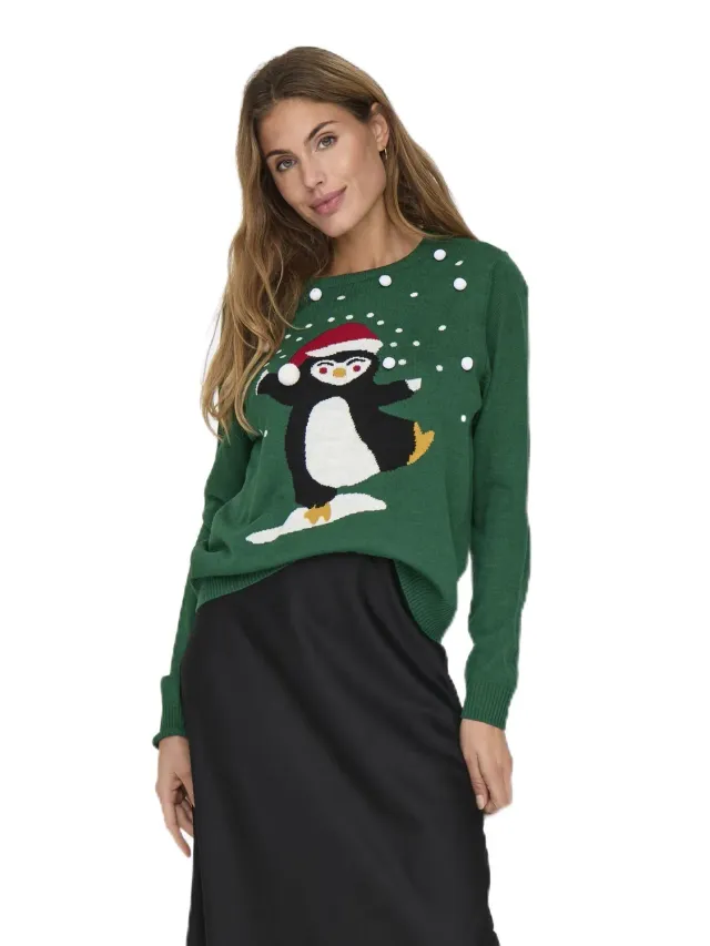 ONLY Onlxmas maglione natalizio renna
