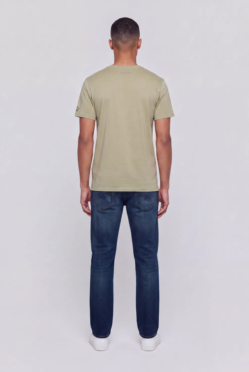 Teddy Smith T-Carso MC t-shirt uomo kaki stampa moto