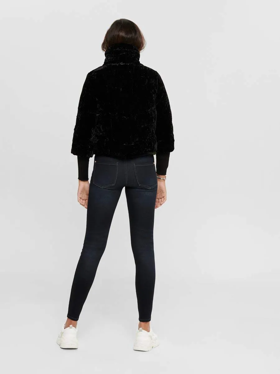 Only Onlmeg Velvet Giacca Donna Velluto Nero