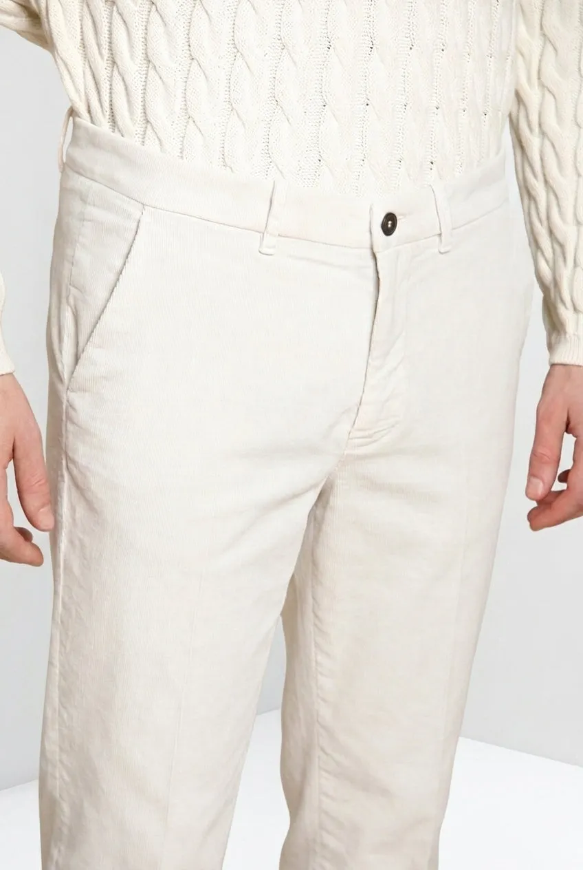 Mason's Chinos chino velluto bianco sporco relaxed