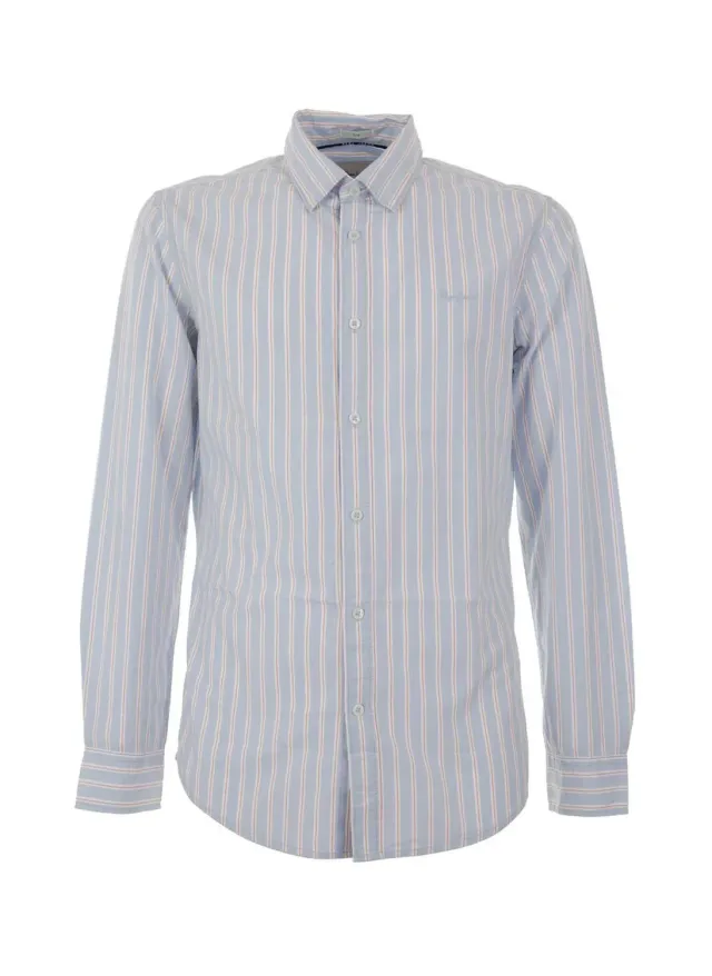 Pepe Jeans Marius camicia uomo M blu mare righe