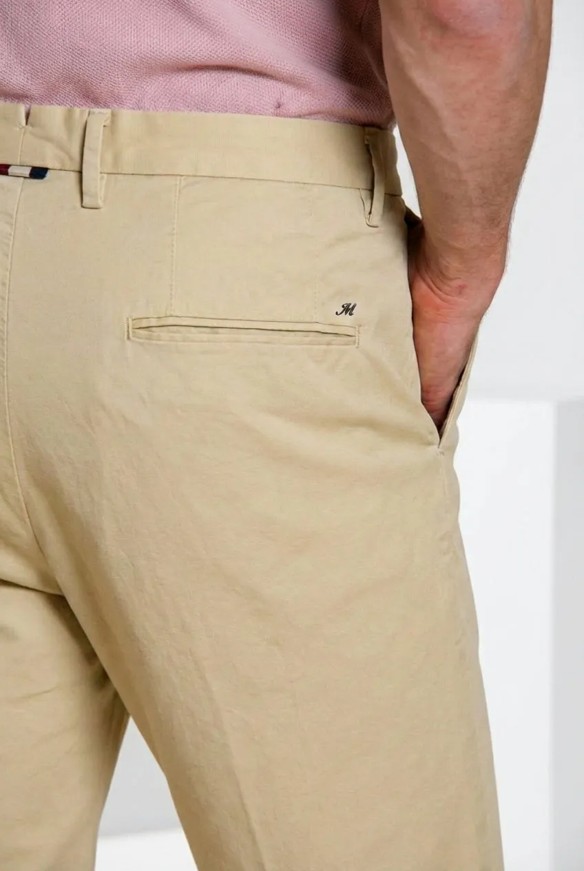 Mason's Boston chino uomo grigio perla relaxed fit