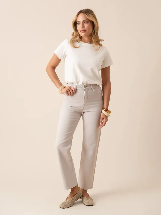 Oraije Solange jeans dritti malva straight