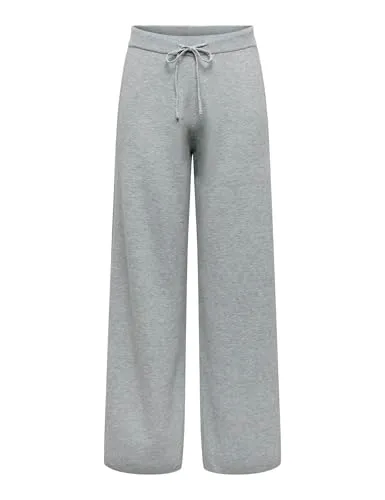 ONLY Onlgigi HW Wide pantalone grigio maglia