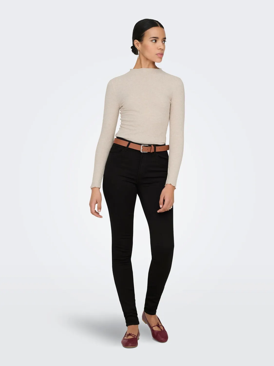 Only Onlroyal High SK 600 Noos jeans donna M/32L vita alta