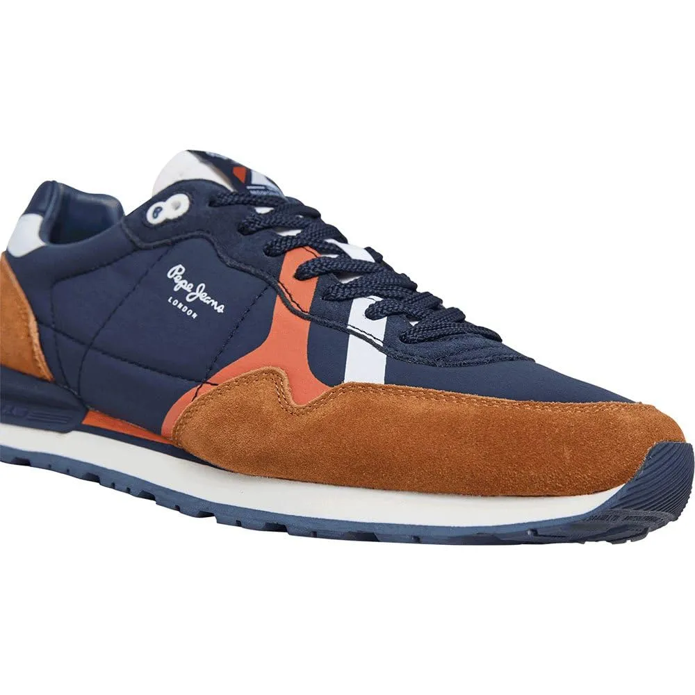 Pepe Jeans Brit Road sneakers uomo bianche pelle