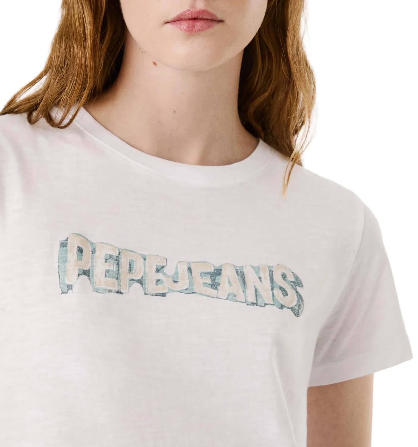 Pepe Jeans Berena t-shirt donna girocollo con logo