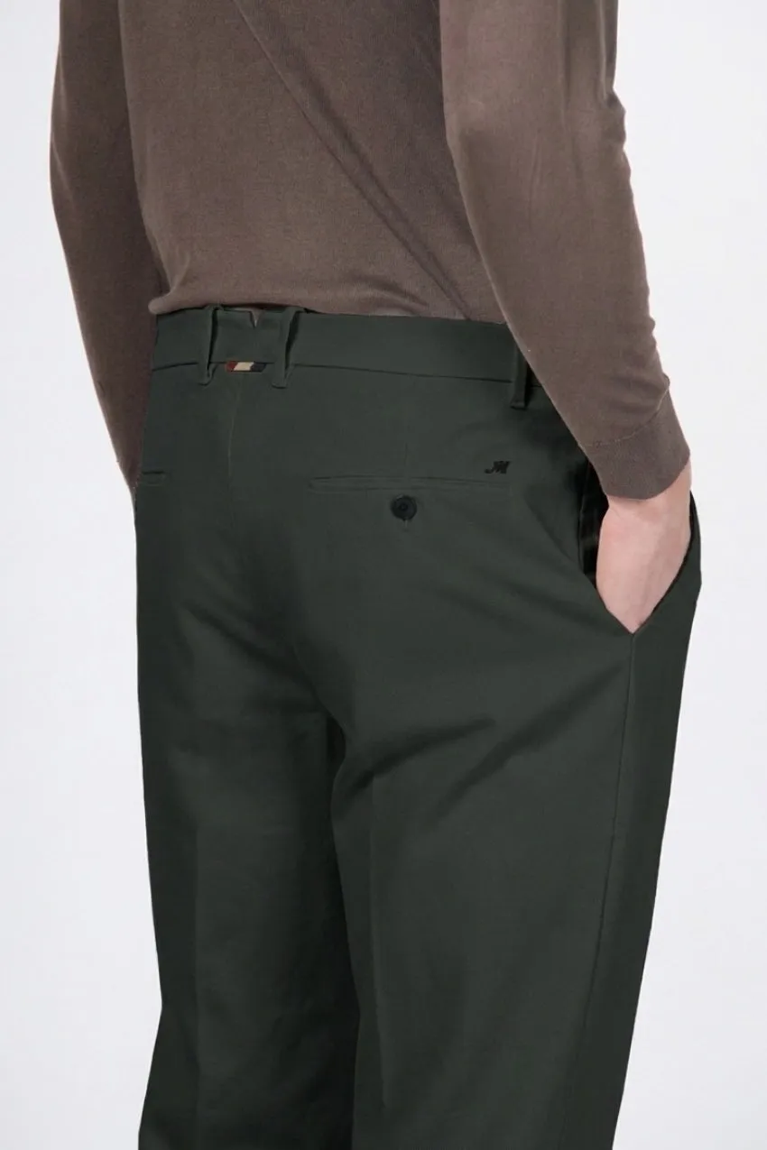 Mason's Paris Style chino tricotina verde scuro uomo