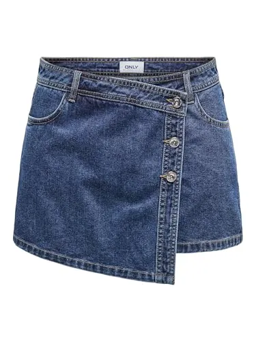 ONLY Lesly gonna jeans donna blu scuro XL