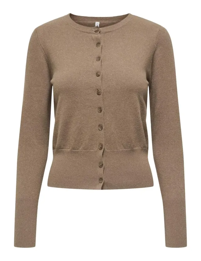 ONLY Onlama Life Button Cardigan Donna nero bottoni