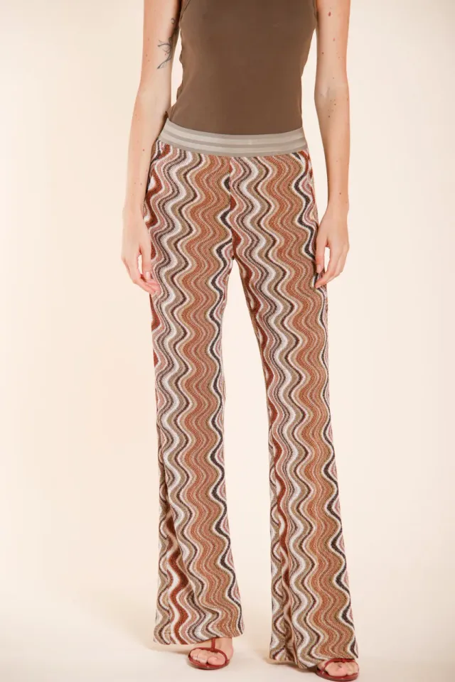 Mason's Easy Straight Elax pantalone jogger beige straight