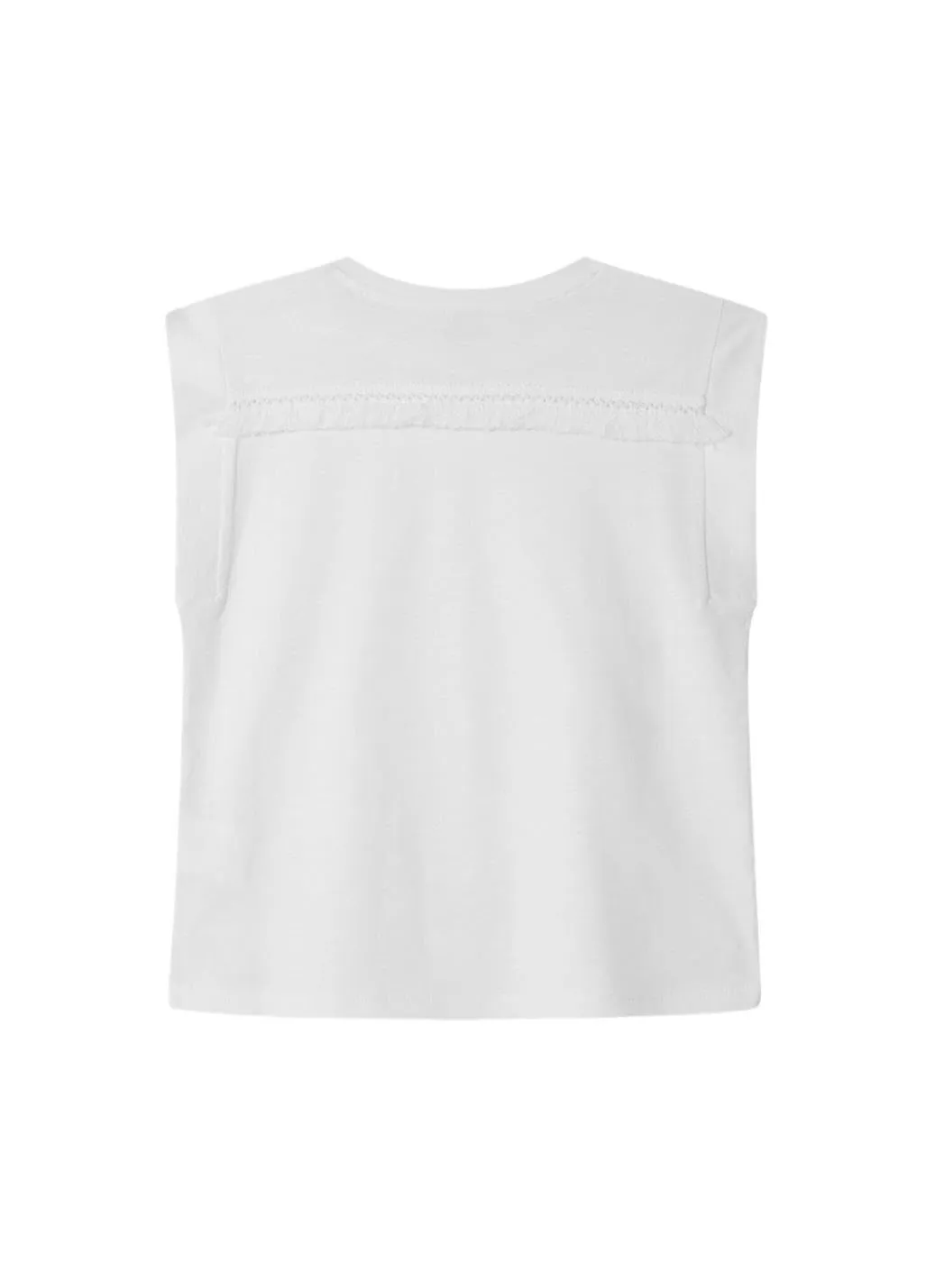 Pepe Jeans Gelu T-Shirt bambina 10 anni senza maniche pizzo