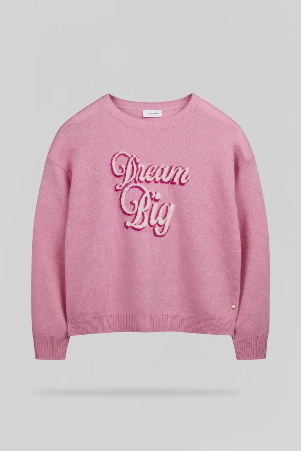 Teddy Smith P-Nelo pull donna rosa lana dream big