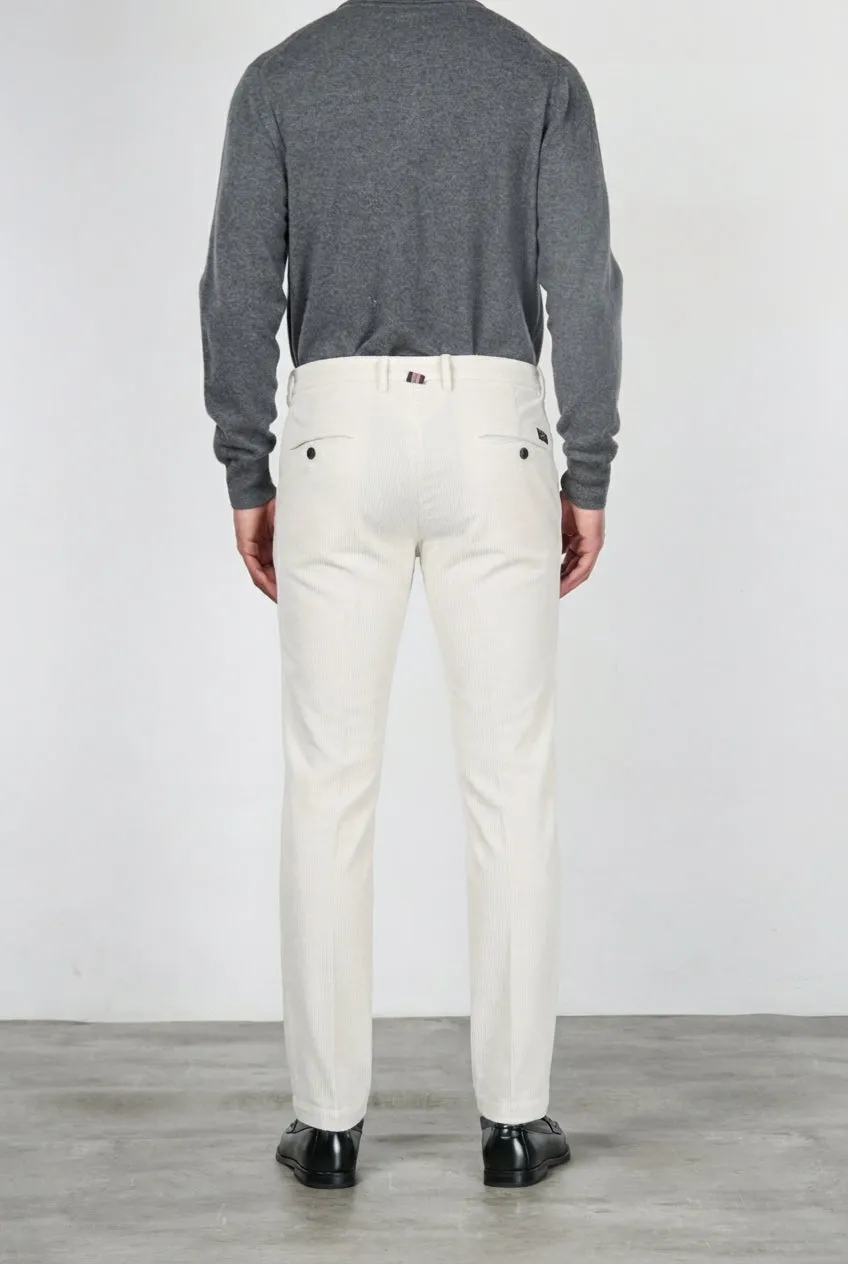 Mason's Milano pantalone chino velluto stucco extra slim
