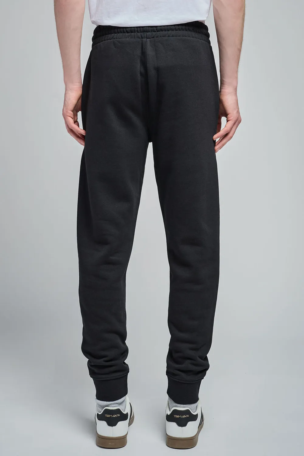 Teddy Smith Narky pantaloni jogging uomo neri felpati