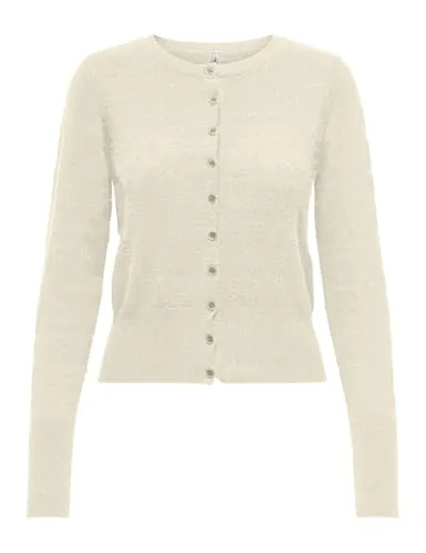 ONLY Onlama Life Button Cardigan Donna nero bottoni