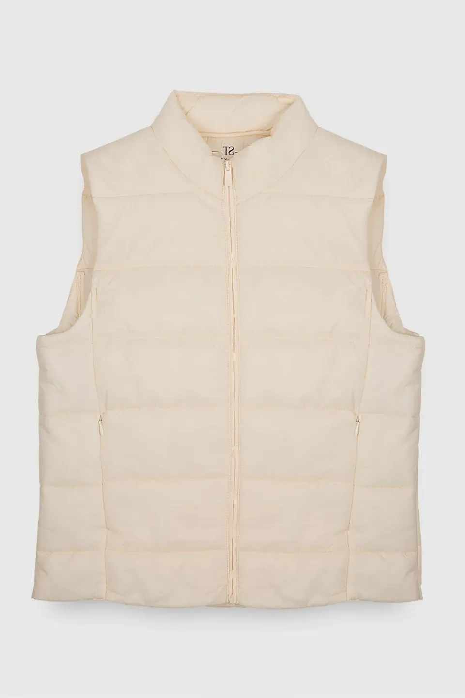 Teddy Smith B-Tessy piumino donna smanicato bianco