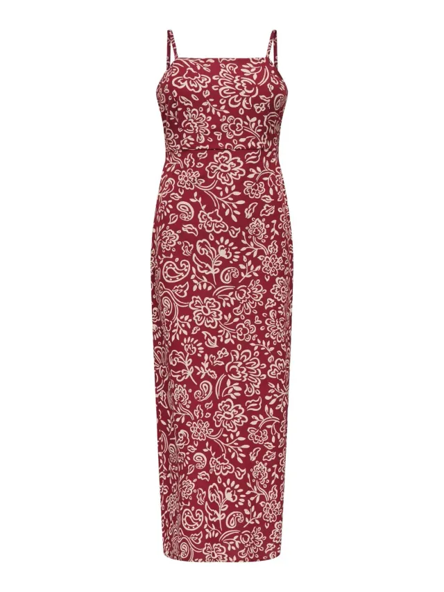 ONLY Onljakiri abito midi lino donna traspirante