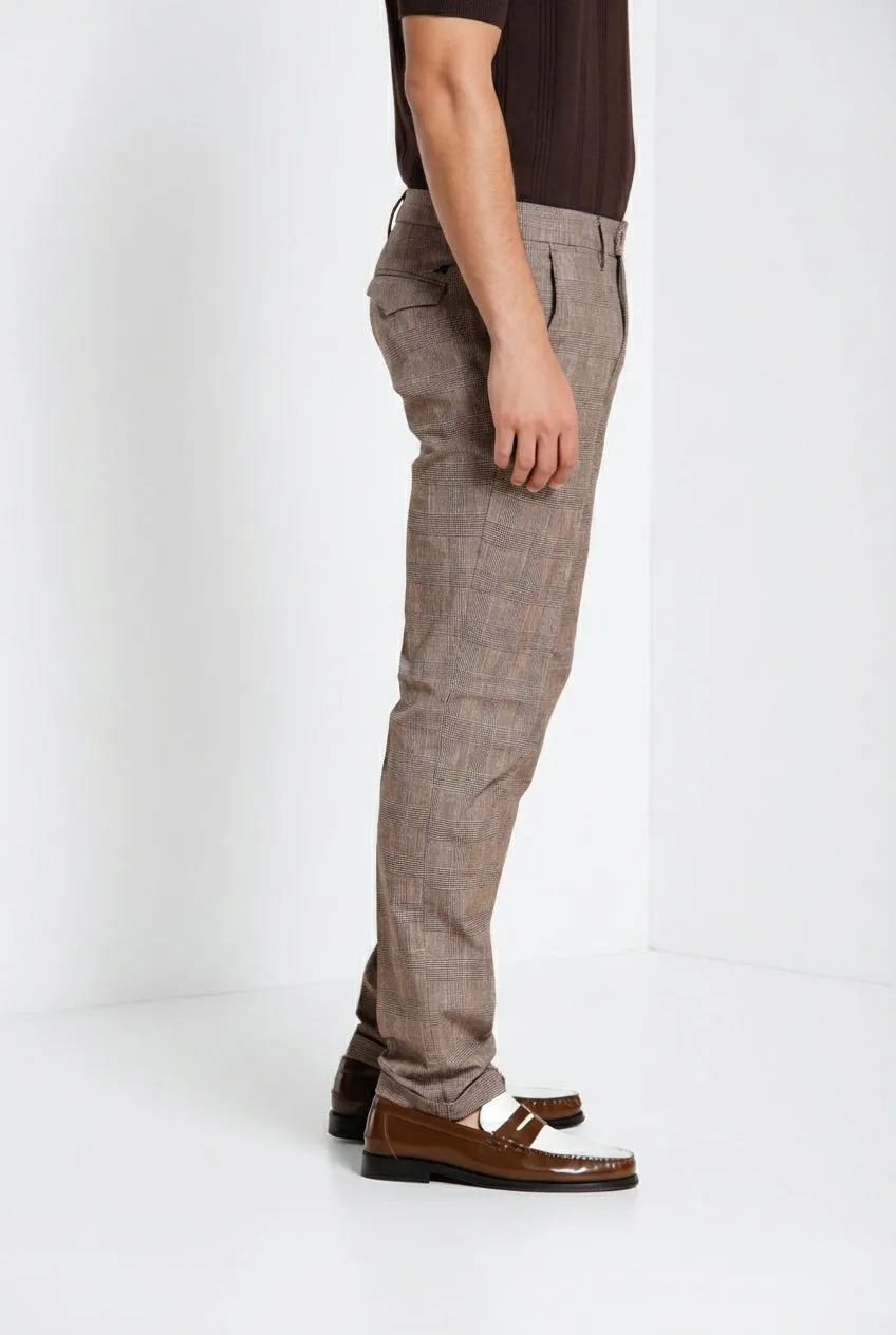 Mason's Torino City chino uomo galles slim testa di moro