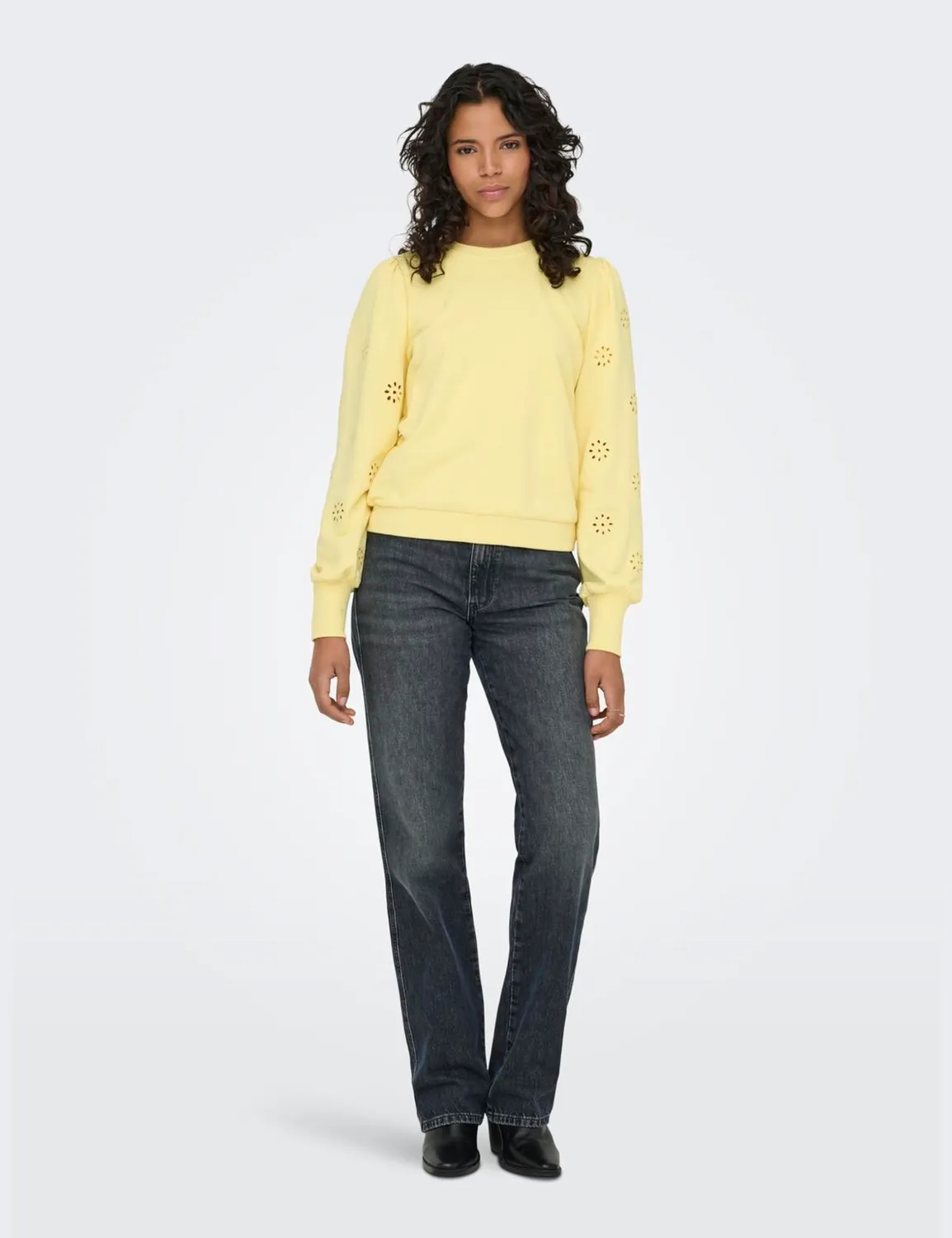 ONLY Onlfemme Felpa Donna S Rosa Girocollo