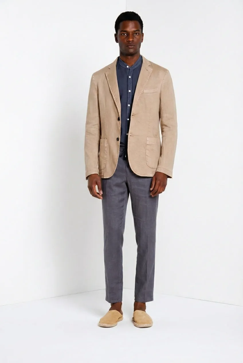 Mason's Milano Jogger pantalone chino carta da zucchero lino