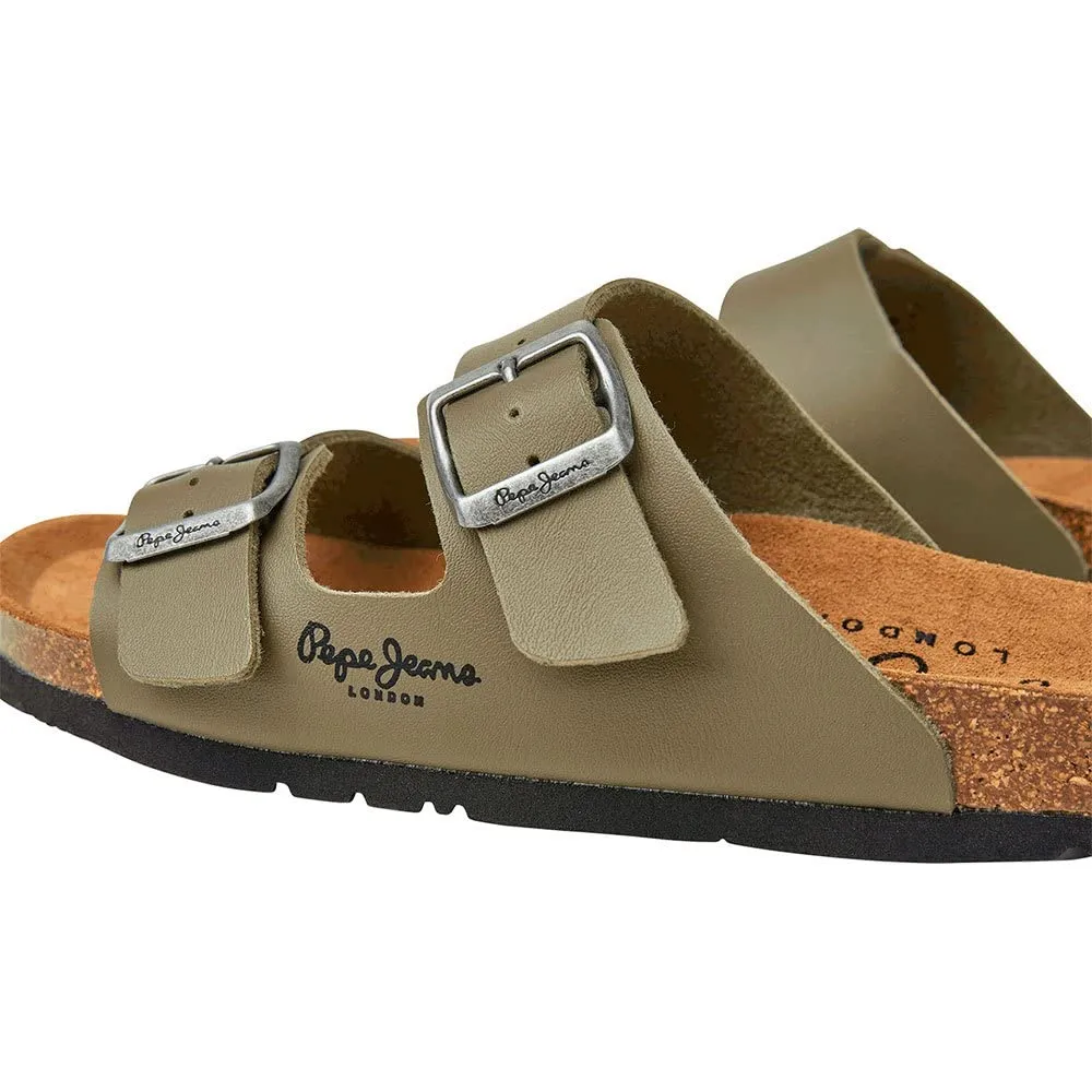 Pepe Jeans Oban Classic 3 W sandali donna verde 37 sughero