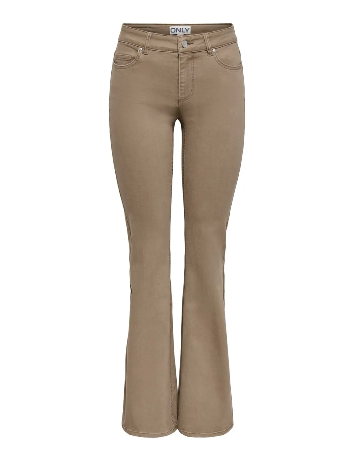 ONLY Onlblush Mid Flared pantaloni donna a zampa vita media