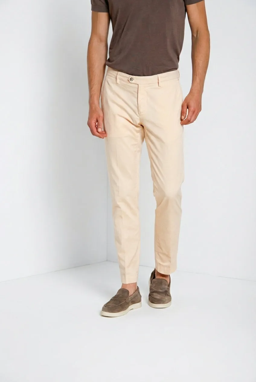 Mason's New York chino uomo rosa chiaro regular fit