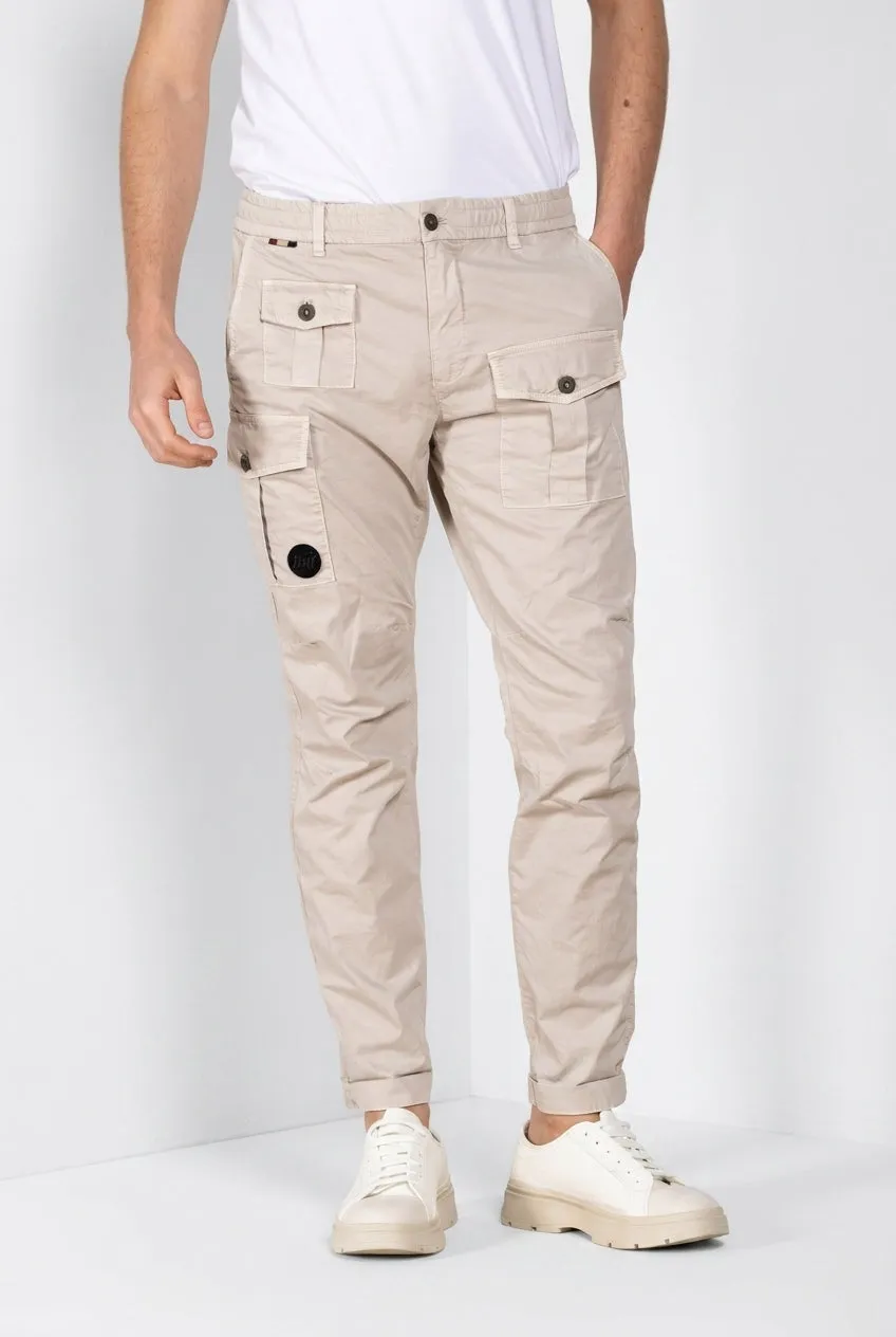 Mason's George Coolpocket cargo uomo beige carrot