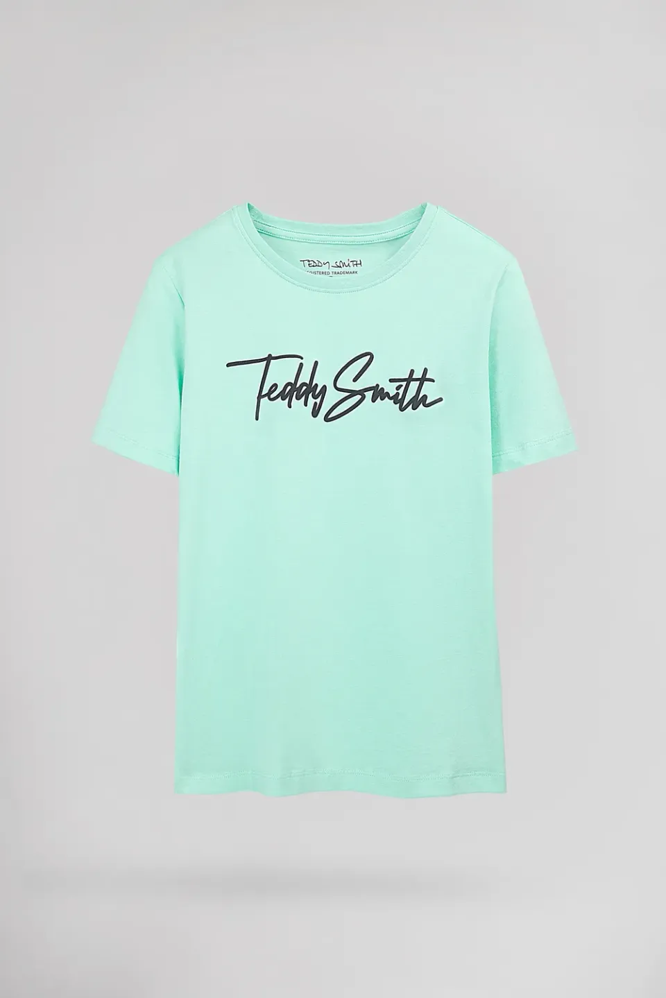 Teddy Smith T-Evan JR T-shirt cotone verde menta