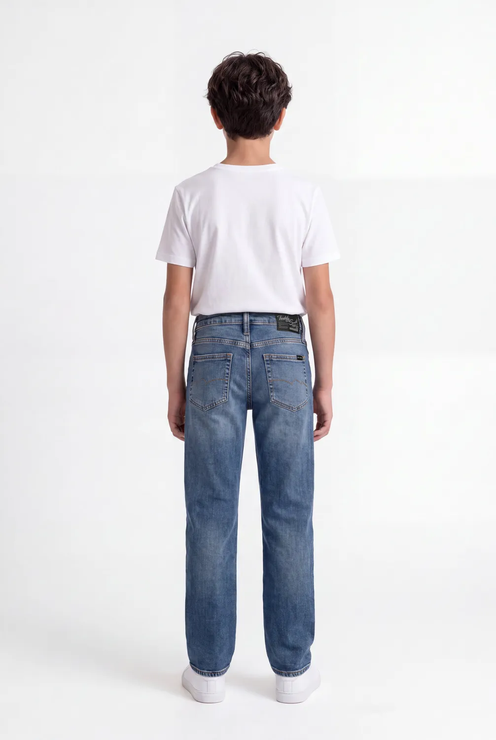 Teddy Smith Straight Boy Jr jeans vintage dark