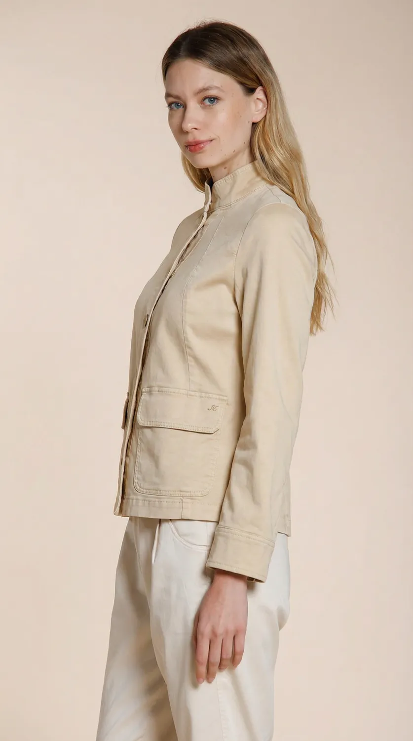 Mason's Karen New giacca donna beige in felpa stretch
