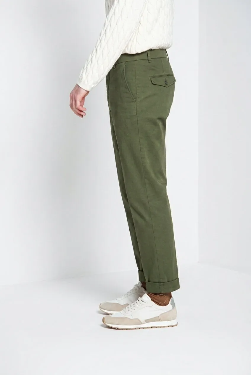 Mason's Boston Chinos pantalone chino oliva relaxed
