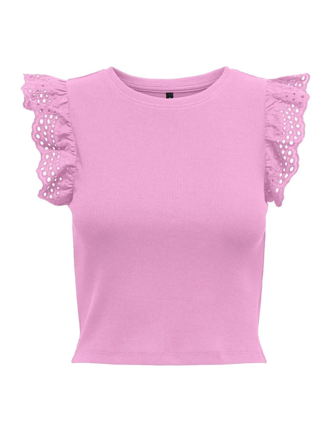 ONLY Onlmathilda top smanicato dettaglio pizzo