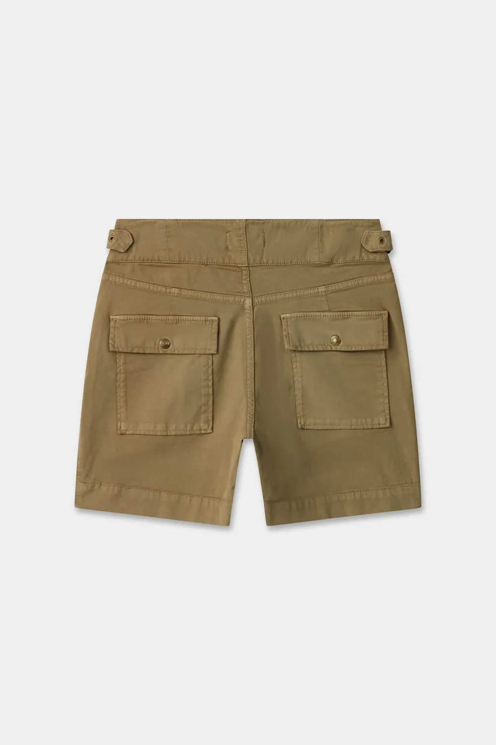 Acquaverde Perth shorts verde militare vita alta