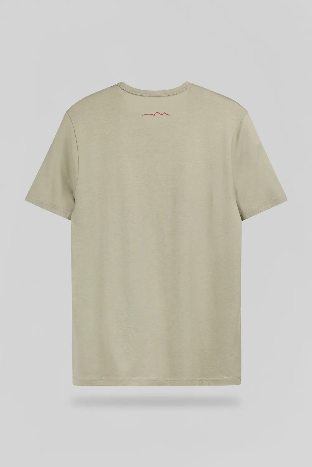 Teddy Smith T-Gianni MC T-shirt Uomo Kaki Bleach