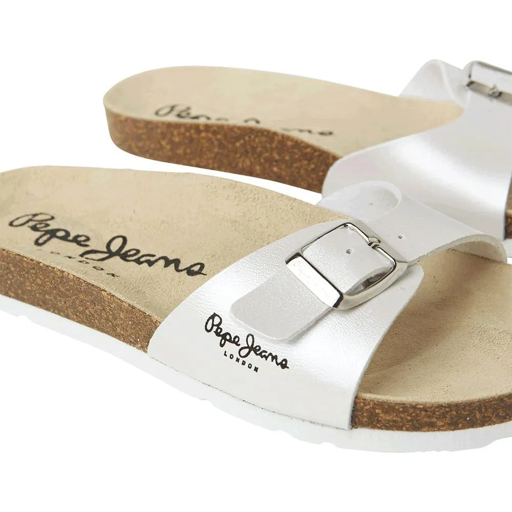 Pepe Jeans Oban Nacarado sandali donna bianco 36