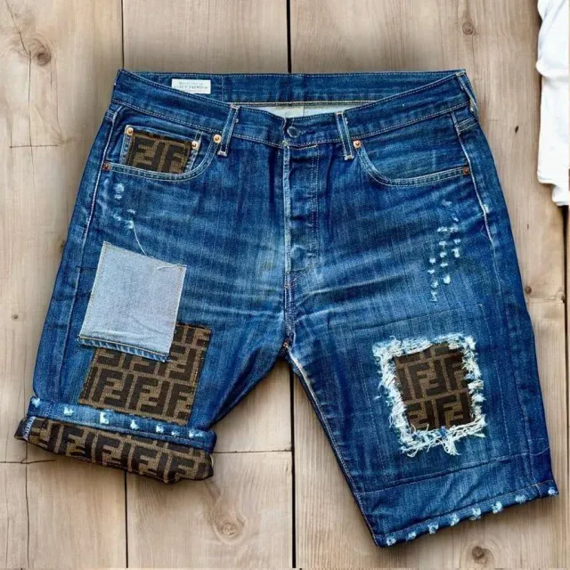 Never Say Never Levi's Vintage Bermuda Fendi Destroyed