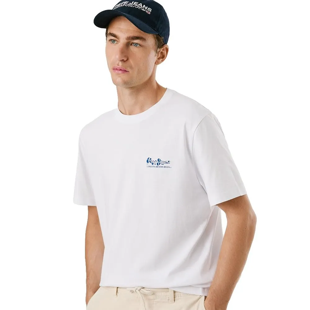 Pepe Jeans Milon Tee T-Shirt Uomo XXL Bianca Cotone