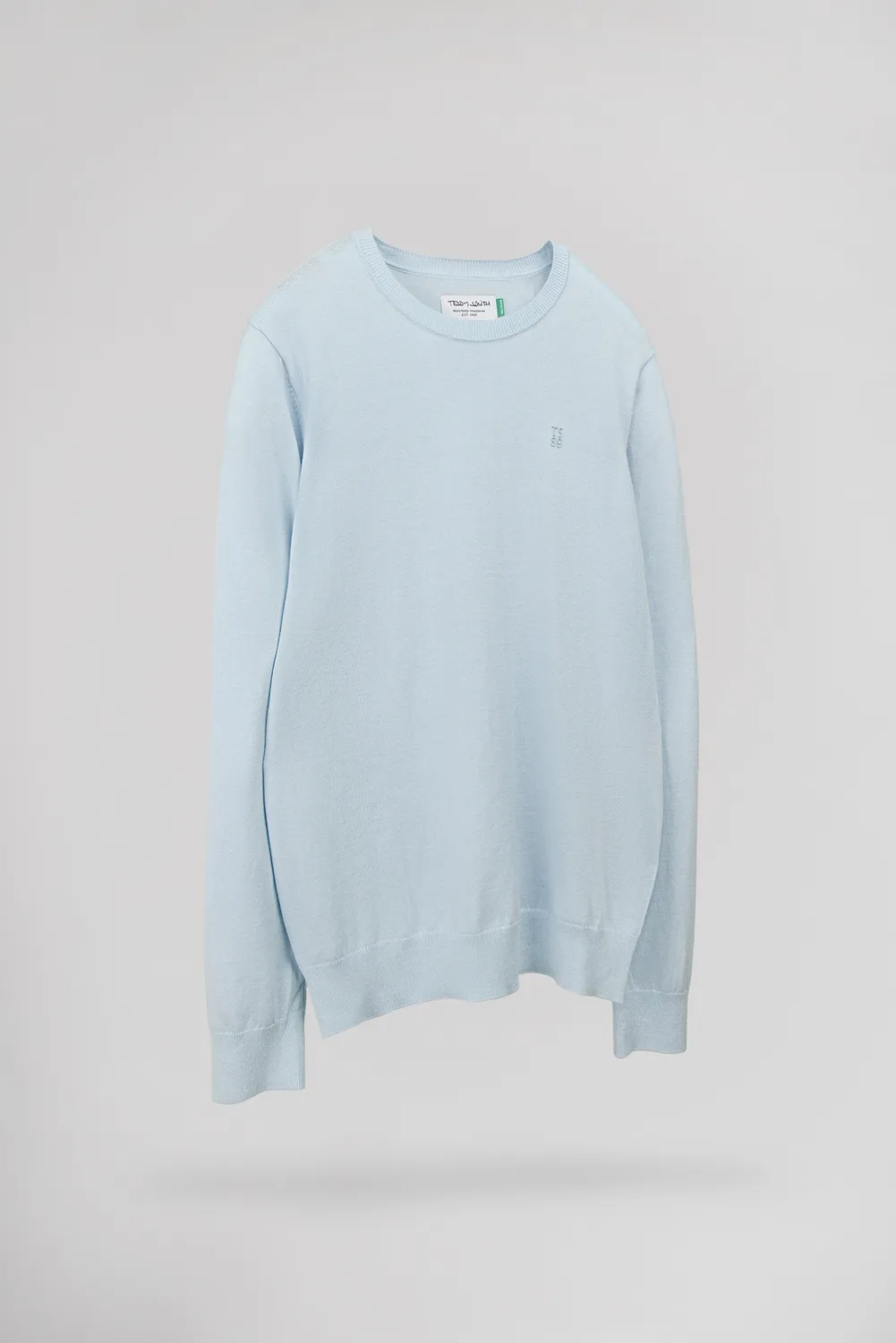Teddy Smith P-Martino pull uomo azzurro girocollo