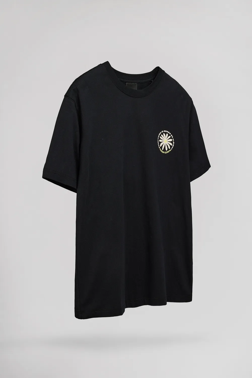 Teddy Smith Matteo MC t-shirt ampia nera stampa