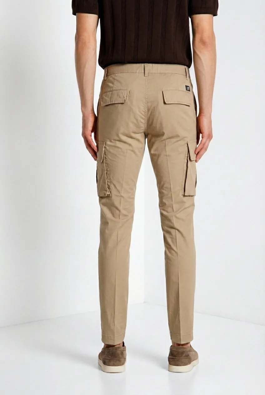 Mason's Chile Jogger cargo uomo kaki extra slim