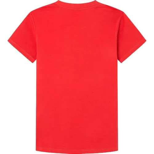 Pepe Jeans Bain t-shirt uomo rossa 100% cotone