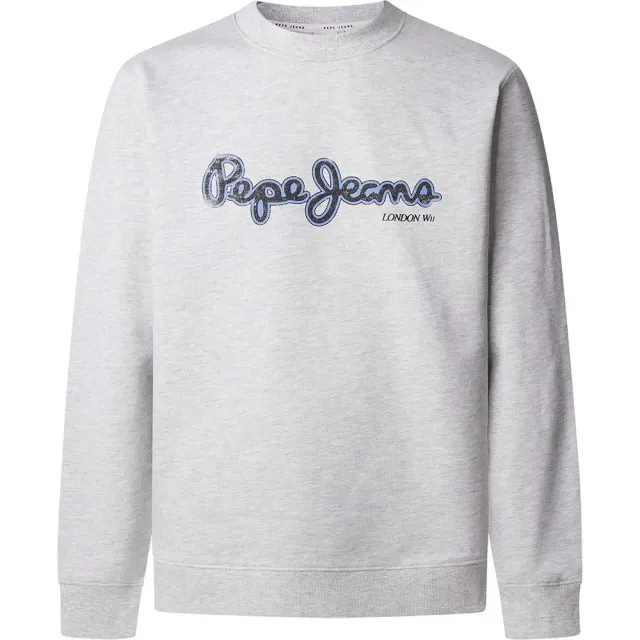 Pepe Jeans Dorian Felpa Uomo Nero Cotone Spazzolato